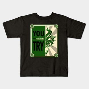 Time to Kill the Dragons - Green Variant Kids T-Shirt